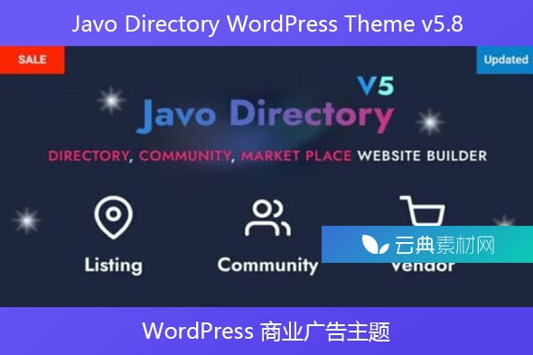 Javo Directory WordPress Theme v5.8 – WordPress 商业广告主题
