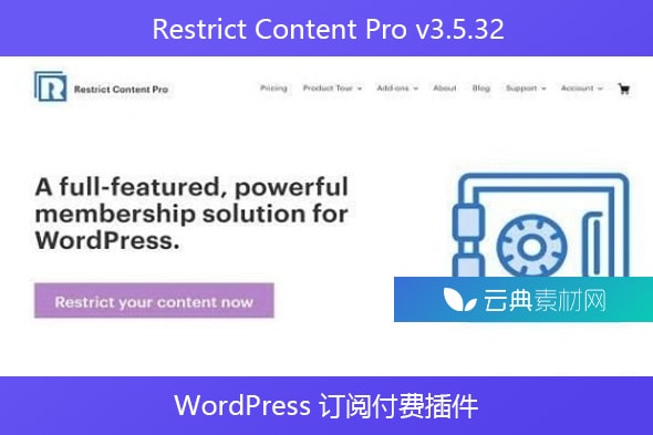 Restrict Content Pro v3.5.32 – WordPress 订阅付费插件