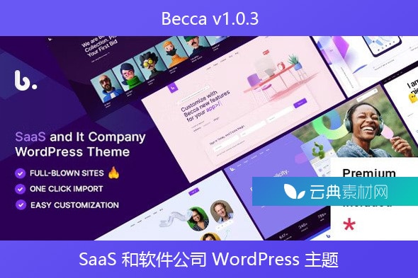 Becca v1.0.3 – SaaS 和软件公司 WordPress 主题