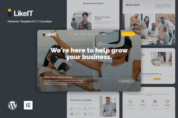 LikeIT – 咨询机构 Elementor Pro 模板套件