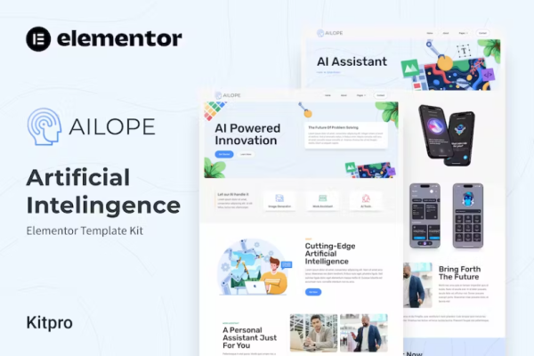 Ailope – 人工智能 Elementor 模板套件