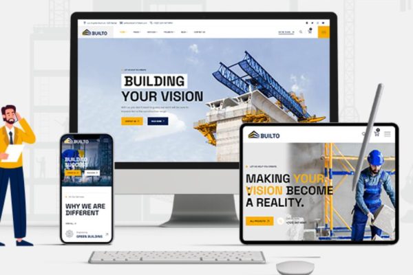 Buildo – 工程建设钢铁行业钢材钢结构html5响应式网站模板 WordPress 主题