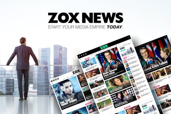 Zox新闻-专业WordPress新闻与杂志 Zox News – Professional WordPress News & Magazine 云典WordPress主题