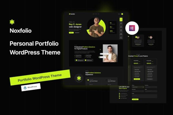 Noxidation—作品集简历WordPress主题 Noxfolio – Portfolio Resume WordPress Theme 云典WordPress主题