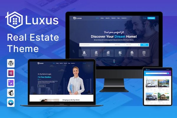 Luxus—房地产WordPress主题 Luxus – Real Estate WordPress Theme 云典WordPress主题