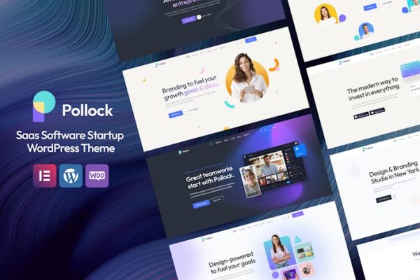 Pollock-Saas软件启动WordPress主题 Pollock – Saas Software Startup WordPress Theme 云典WordPress主题