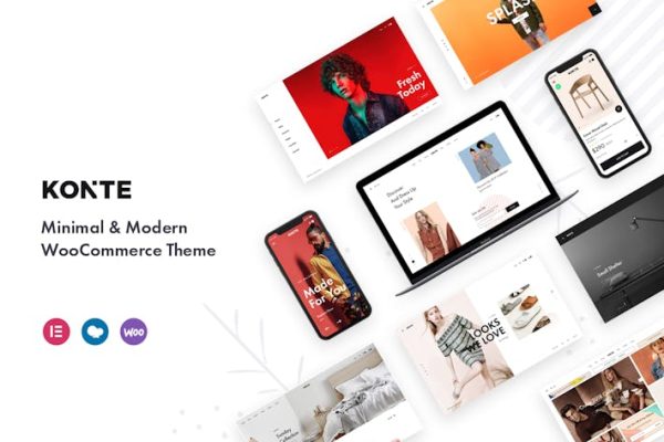 Konte—极简&现代WooCommerce主题 Konte – Minimal & Modern WooCommerce Theme 云典WordPress主题