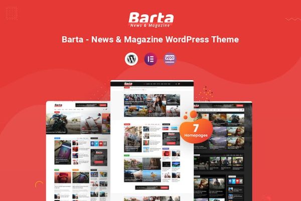 新闻&杂志WordPress主题 Barta – News & Magazine WordPress Theme 云典WordPress主题