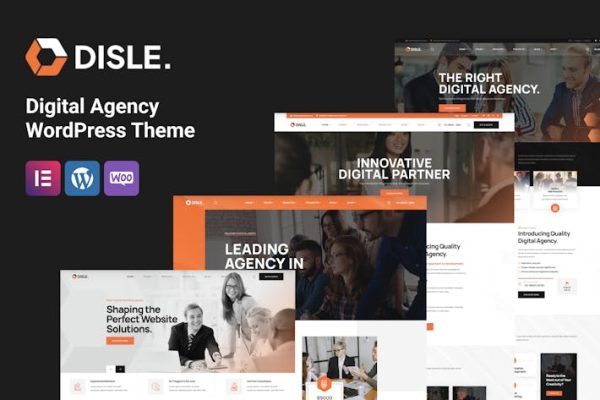 Disle—Digital Agency WordPress主题 Disle – Digital Agency WordPress Theme 云典WordPress主题