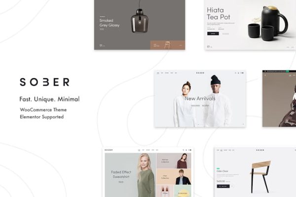 WooCommerce WordPress主题 Sober – WooCommerce WordPress Theme 云典WordPress主题