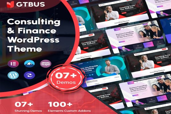 GTBUS—咨询&金融WordPress主题 GTBUS – Consulting & Finance WordPress Theme 云典WordPress主题