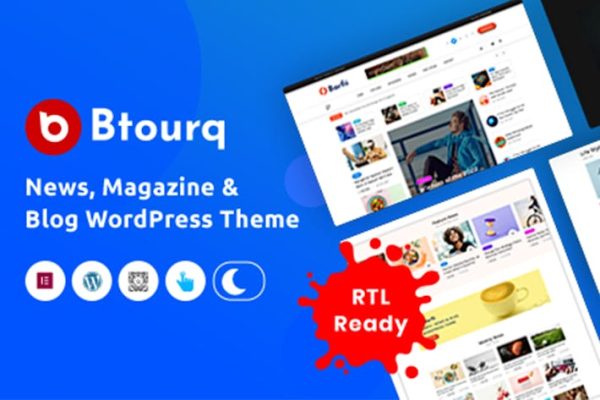 Btourq—WordPress新闻杂志主题 Btourq – WordPress News Magazine Theme 云典WordPress主题