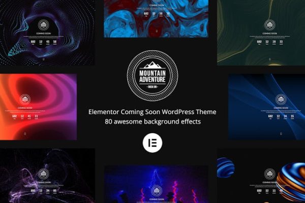 Mountain-Elementor即将问世WordPress主题 Mountain – Elementor Coming Soon WordPress Theme 云典WordPress主题