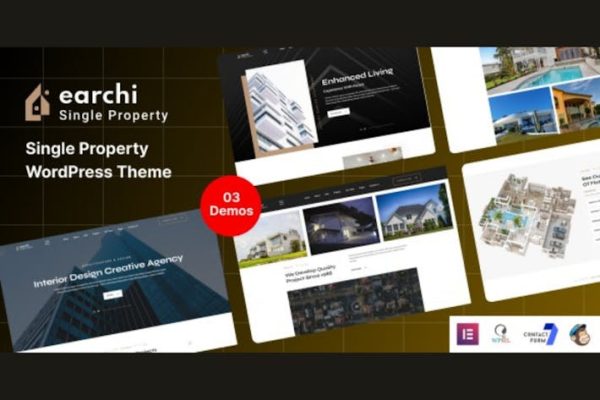 Earchi—房地产&单一物业 Earchi – Real Estate & Single Property 云典WordPress主题