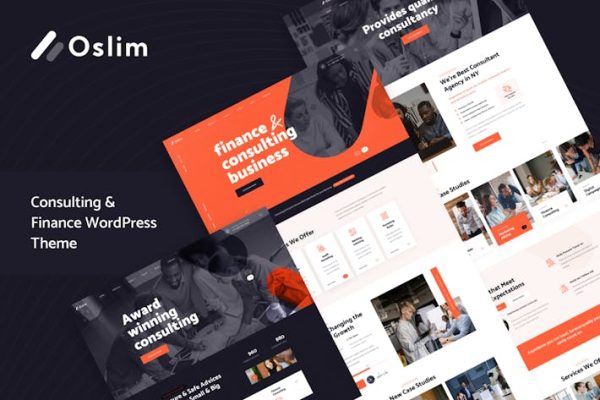 Oslim—咨询&财务WordPress主题 Oslim – Consulting & Finance WordPress Theme 云典WordPress主题