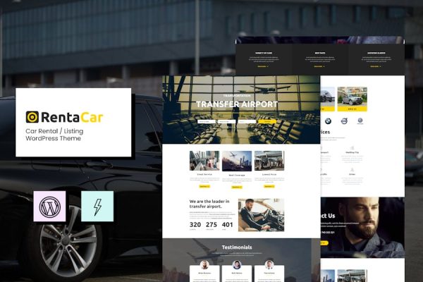 Rentacar—租车/列表WordPress主题 Rentacar – Car Rental / Listing WordPress Theme 云典WordPress主题