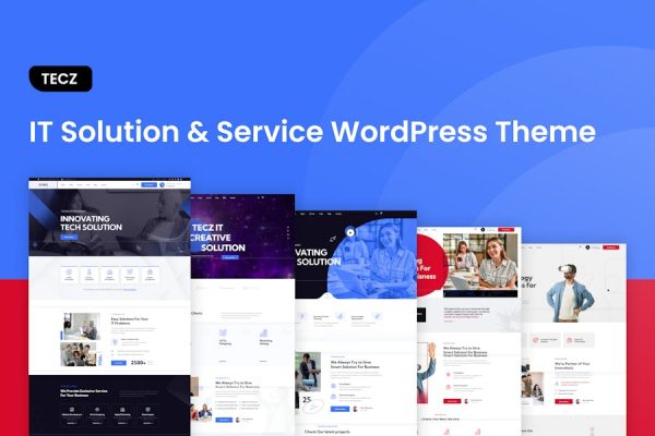 Tecz-IT解决方案和技术WordPress主题 Tecz – IT Solutions & Technology WordPress Theme 云典WordPress主题