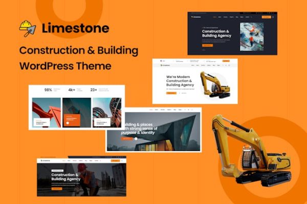 石灰石-建筑WordPress主题 Limestone – Construction Building WordPress Theme 云典WordPress主题