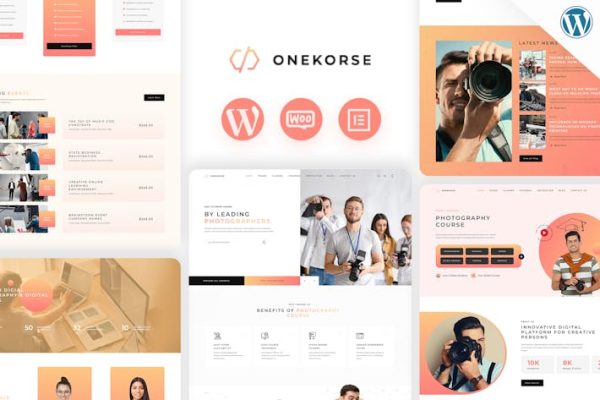 Onekorse—LMS教育主题 Onekorse – LMS Education Theme 云典WordPress主题