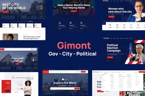 政治城市政府运动WP主题—Gimont Political City Gov Campaign WP Theme – Gimont 云典WordPress主题