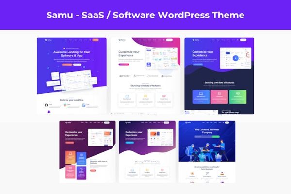 Samu—SaaS/软件WordPress主题 Samu – SaaS / Software WordPress Theme 云典WordPress主题