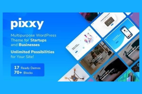 Pixxy-登录页面 Pixxy – Landing Page 云典WordPress主题