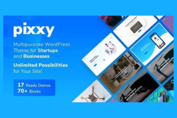 Pixxy-登录页面 Pixxy – Landing Page 云典WordPress主题