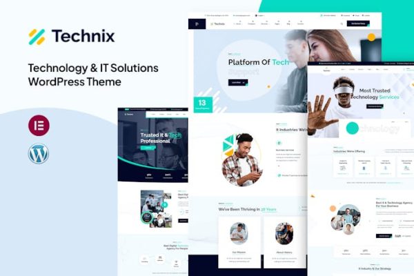 Technix—技术与IT解决方案WP主题 Technix – Technology & IT Solutions WP  Theme 云典WordPress主题
