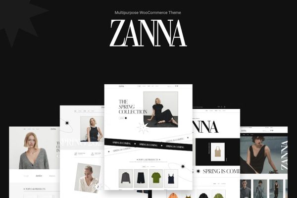 Zanna-Elementor WooCommerce主题 ZANNA – Elementor WooCommerce Theme 云典WordPress主题