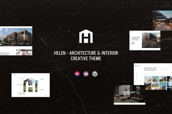 海伦—建筑与室内创意主题 Helen – Architecture & Interior Creative Theme 云典WordPress主题