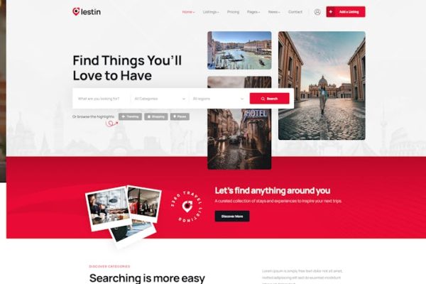 Lestin—目录列表WordPress主题 Lestin – Directory Listing WordPress Theme 云典WordPress主题