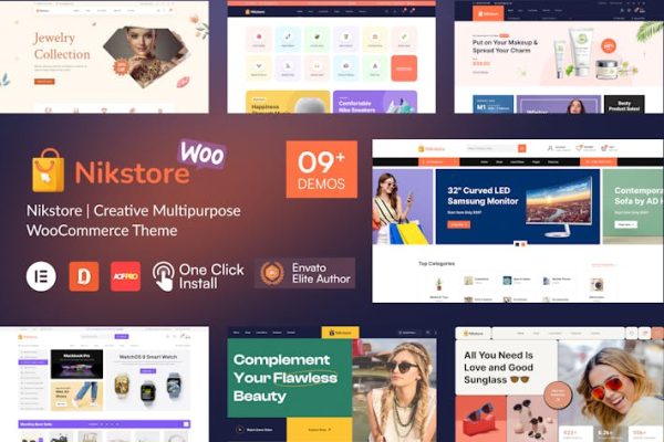 Nikstore创意多用途WooCommerce主题 Nikstore Creative Multipurpose WooCommerce Theme 云典WordPress主题