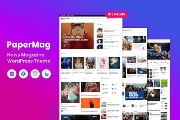 新闻杂志WordPress主题 PaperMag – News Magazine WordPress Theme 云典WordPress主题