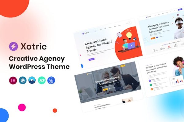 Xotric—创意机构WordPress主题+RTL Xotric – Creative Agency WordPress Theme + RTL 云典WordPress主题