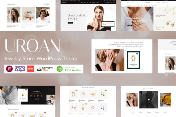 Uroan-珠宝店WordPress主题 Uroan – Jewelry Store WordPress Theme 云典WordPress主题