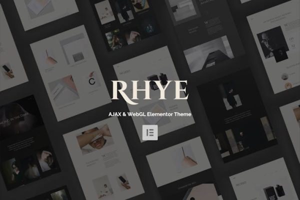 Rhye—Creative AJAX Elementor主题 Rhye – Creative AJAX Elementor Theme 云典WordPress主题