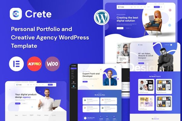 克里特岛—投资组合和代理WorPress主题 Crete – Portfolio and Agency WorPress Theme 云典WordPress主题