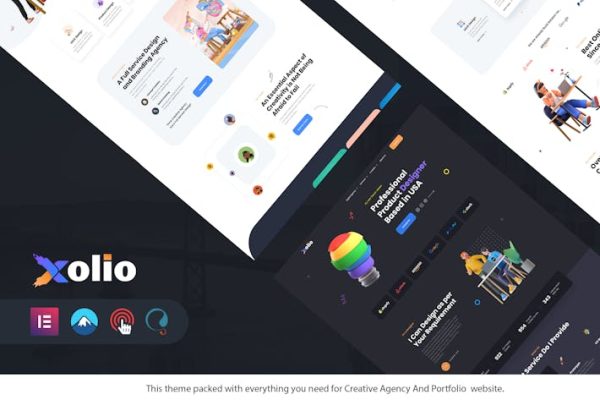 Xolio—创意代理&投资组合WordPress他们 Xolio – Creative Agency & Portfolio WordPress Them 云典WordPress主题