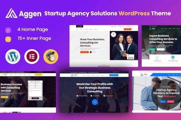 Aagen—商务咨询主题 Aagen – Business Consulting Theme 云典WordPress主题