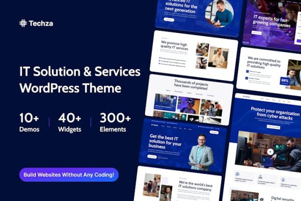 Techza—IT解决方案&技术WordPress主题 Techza – IT Solutions & Technology WordPress Theme 云典WordPress主题