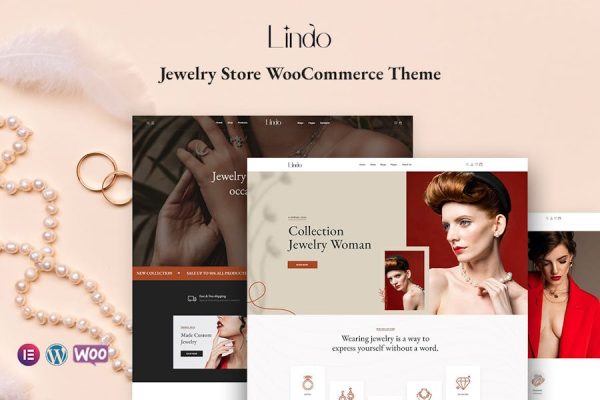 Lindo—珠宝店WooCommerce主题 Lindo – Jewelry Store WooCommerce Theme 云典WordPress主题