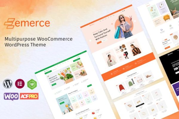 Emerce—多用途WooCommerce WordPress主题 Emerce – Multipurpose WooCommerce WordPress Theme 云典WordPress主题