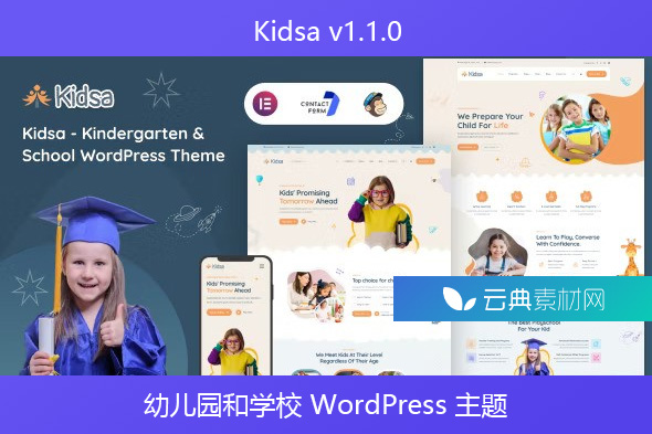 Kidsa v1.1.0 – 幼儿园和学校 WordPress 主题