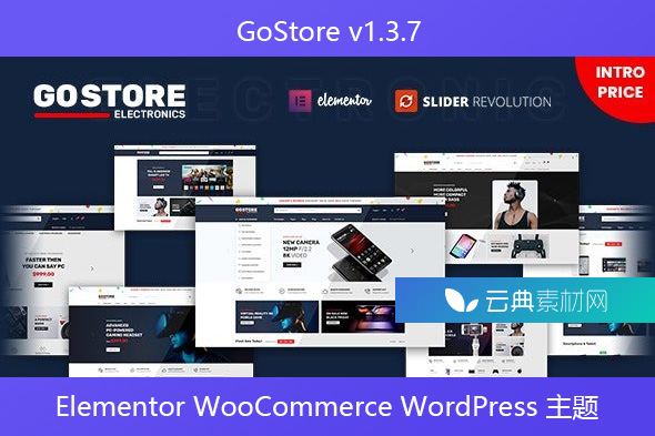 GoStore v1.3.7 – Elementor WooCommerce WordPress 主题