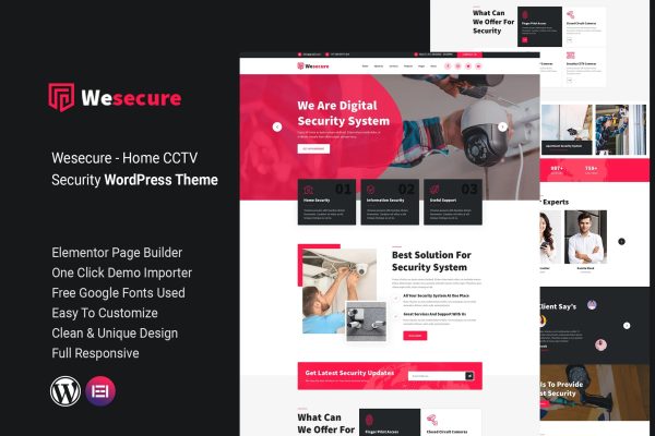 Wesecure – 家庭安全 WordPress 主题