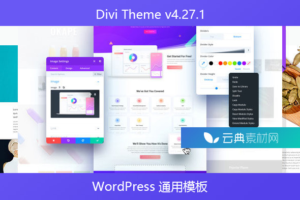 Divi Theme v4.27.1 – WordPress 通用模板