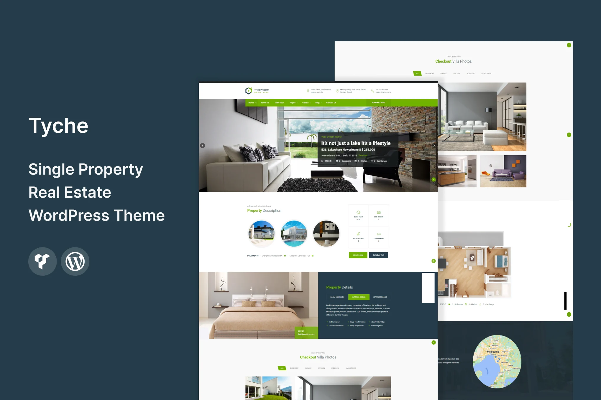 Tyche Properties-单一房产 WordPress 主题