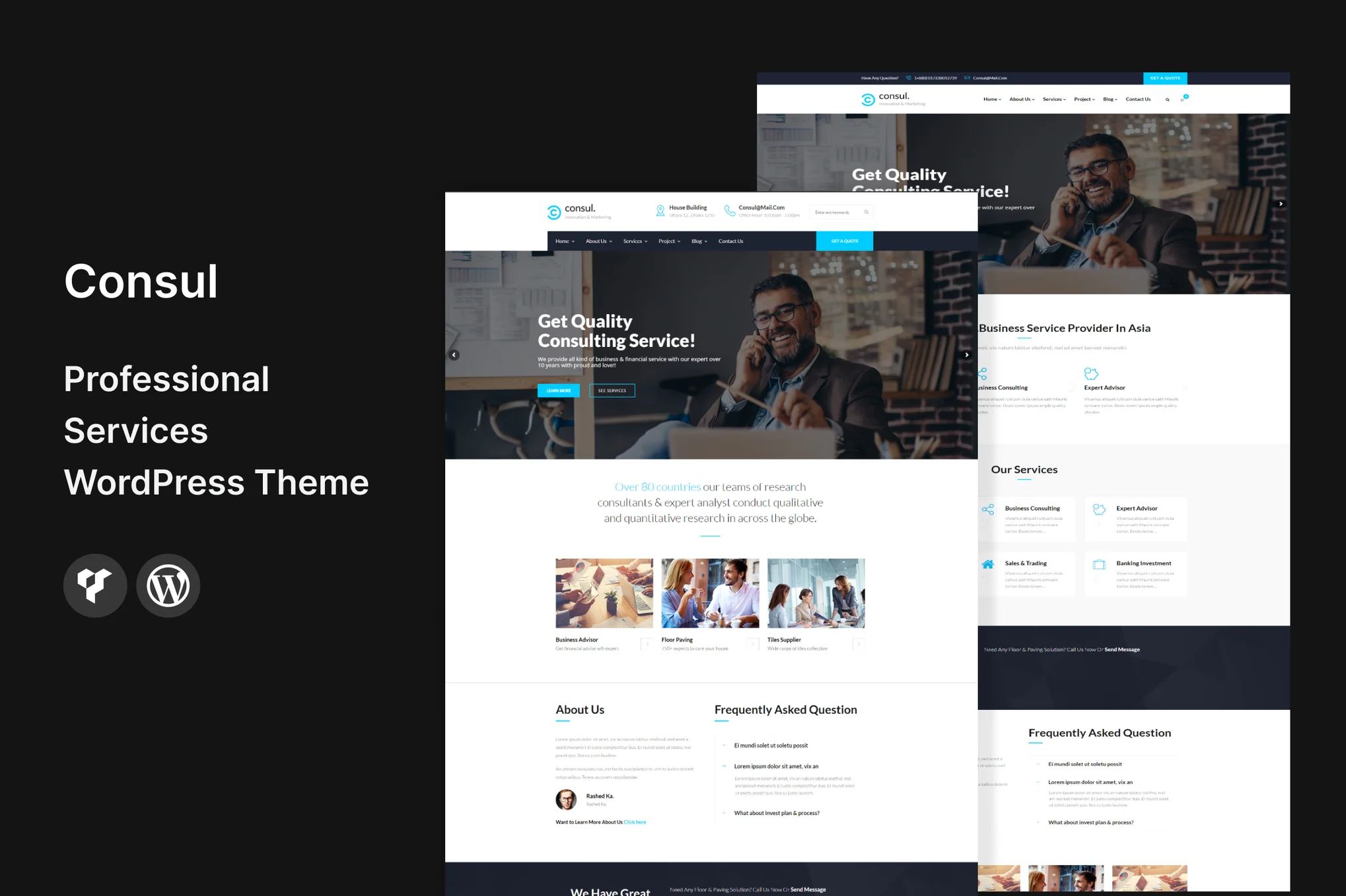 Consul-专业服务 WordPress 主题