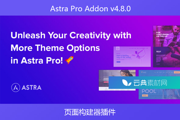 Astra Pro Addon v4.8.0 – 页面构建器插件