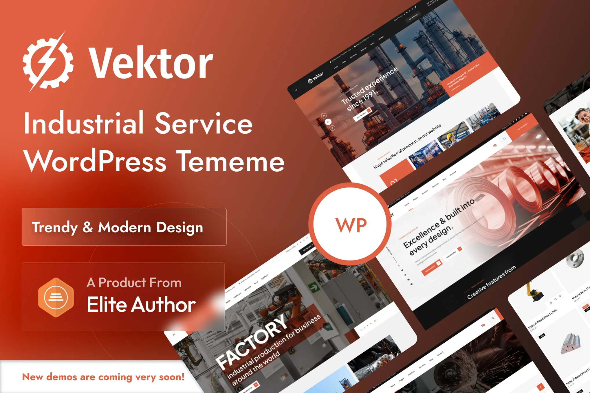 Vektor-工业服务 WordPress 主题
